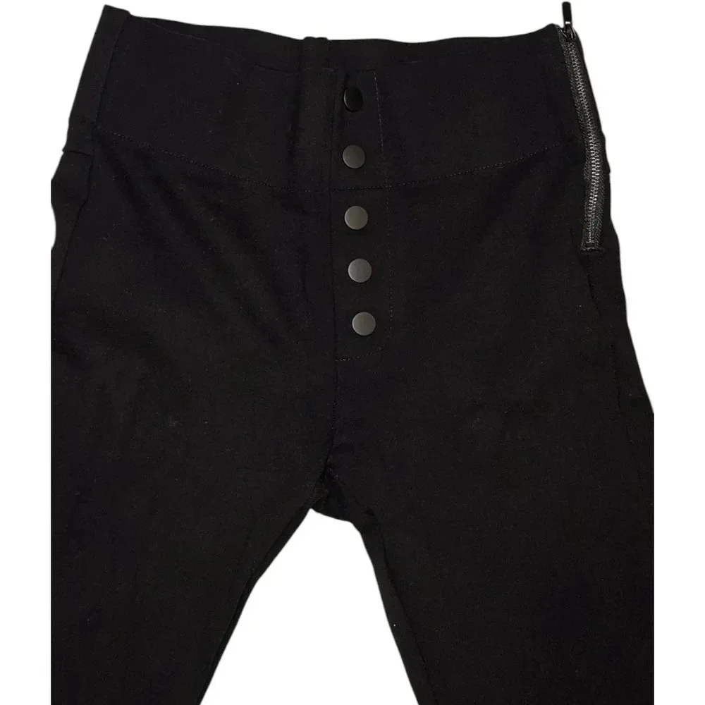 Zara Trafaluc Black Skinny High Waisted Thick Premium Leggins/Pants Size M - Picture 3 of 9